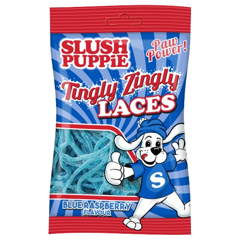 Slush Puppie Laces Blue Raspberry 120g pack shot