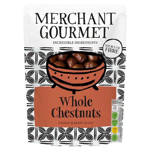 Merchant Gourmet Whole Chestnuts 180g pack shot