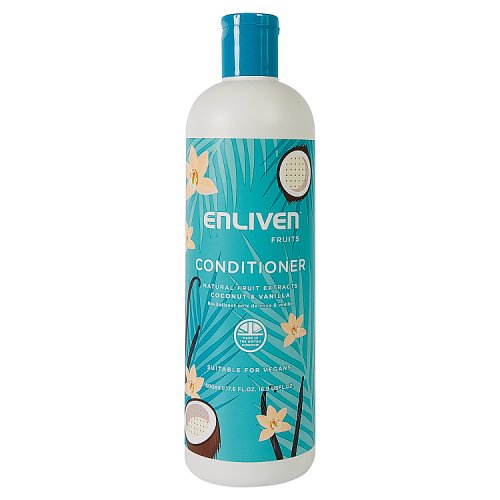 Enliven Naturals Conditioner 500ml Coconut and Vanilla pack shot