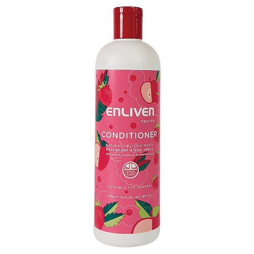 Enliven Naturals Conditioner 500ml Raspberry and Red Apple pack shot