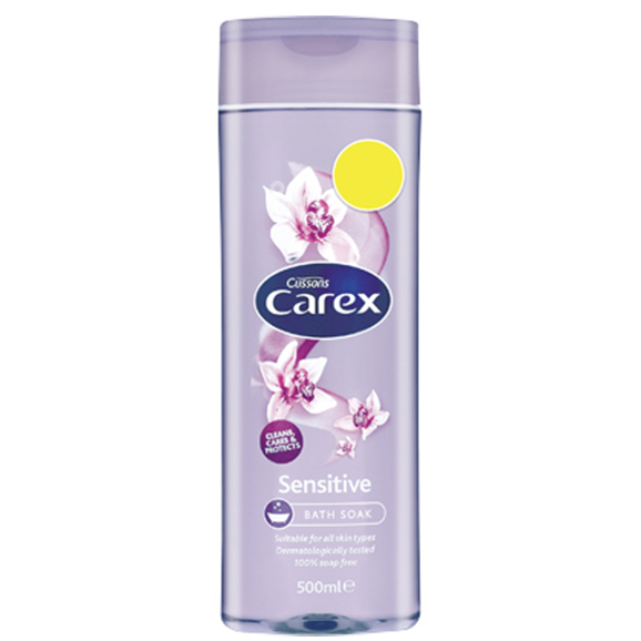 Carex Bath Sensitive 500ml PMP pack shot