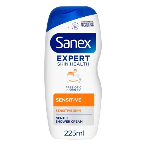Sanex Shower Gel Expert Skin Health Sensitive 225ml PMP pack shot