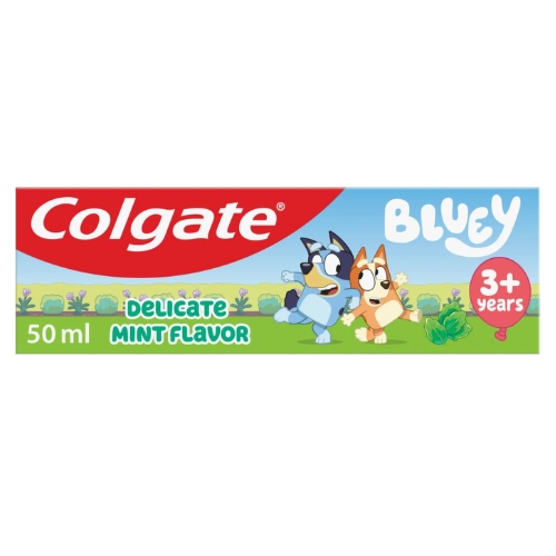 Colgate Toothpaste Kids Bluey 3+ 50ml PMP pack shot