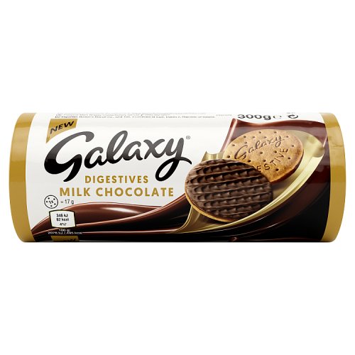 Mars Cookies Galaxy Milk Chocolate Digestives 300g pack shot