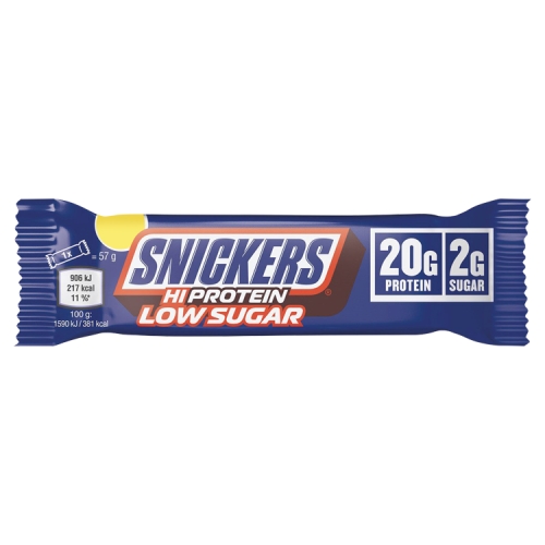 Snickers Hi Protein Low Sugar Milk Chocolate Bar * 57g pack shot