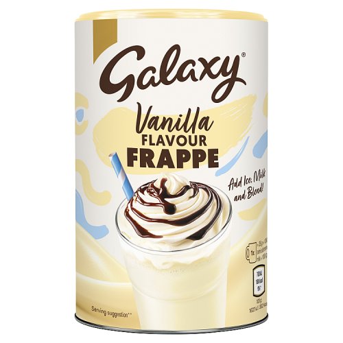 Galaxy Frappe White Chocolate & Vanilla 280g pack shot