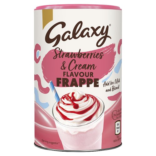 Galaxy Frappe Strawberry & Cream 280g pack shot