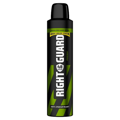Right Guard Anti-Perspirant Deodorant Spray Fresh 48 Hours 250ml pack shot
