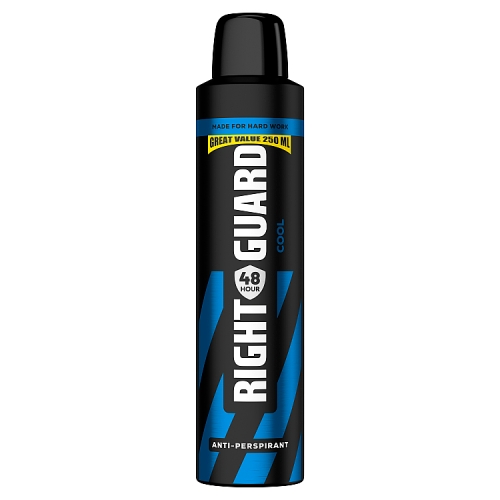 Right Guard Anti-Perspirant Deodorant Spray Cool 48 Hours 250ml pack shot