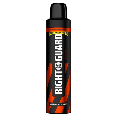 Right Guard Anti-Perspirant Deodorant Spray Sport 48 Hours 250ml pack shot