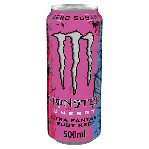 Monster Energy Ultra Fantasy Ruby Red 500ml pack shot