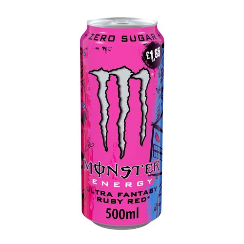 Monster Energy Ultra Ruby Red PM £1.65 500ml pack shot