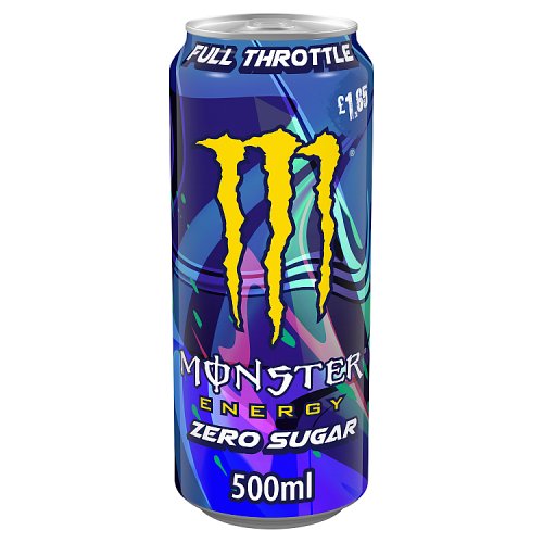 Monster Energy Full Throttle Zero Sugar PMP £1.65 500ml pack shot