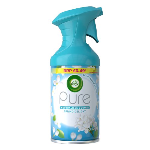 Airwick Pure Air Freshener Spring Delight 250ml PMP pack shot