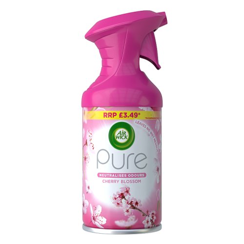 Air Wick Pure Cherry Blossom PMP £3.49 250ml pack shot