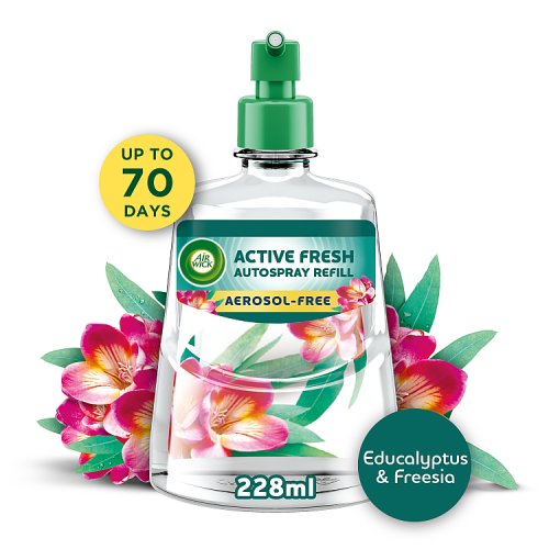Airwick Active Fresh Refill Eucalyptus & Freesia pack shot