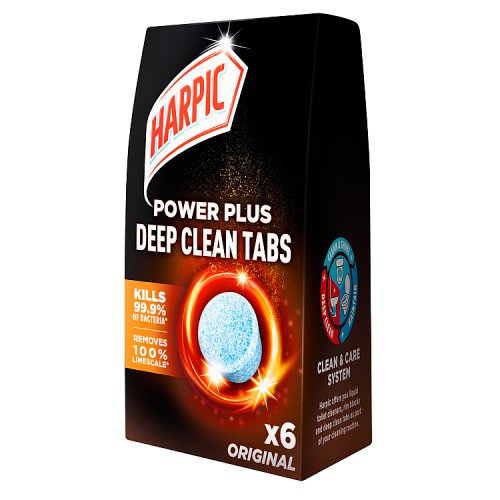 Harpic Power Plus Germ Kill Tabs Original 6's pack shot