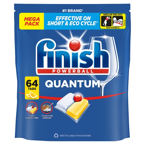 Finish Quantum 64s Lemon pack shot