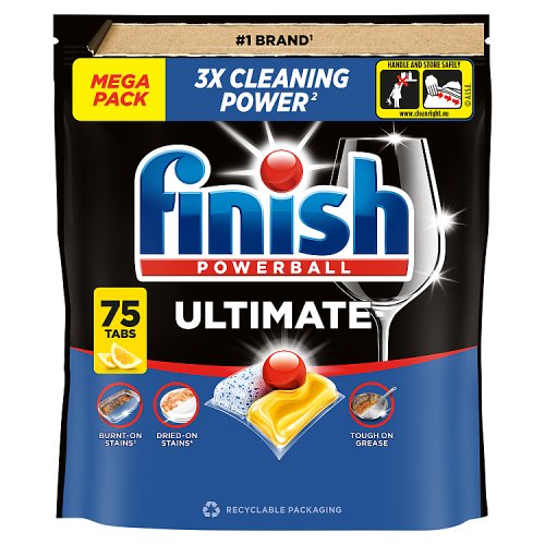 Finish Ultimate 75s Lemon pack shot