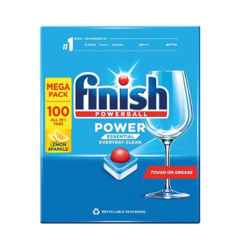 Finish Power Essential 100s Lemon pack shot