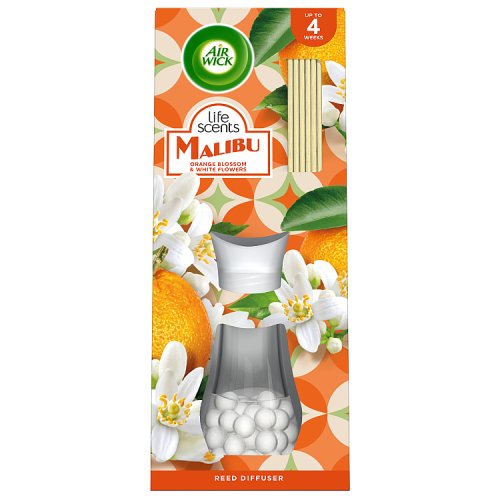 Airwick Life Scents Reed Diffuser Malibu 25ml pack shot