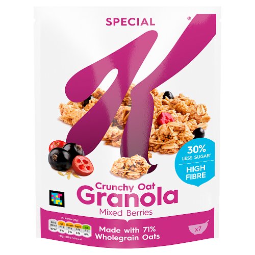 Kelloggs Special K Granola Mixed Berries 350g pack shot