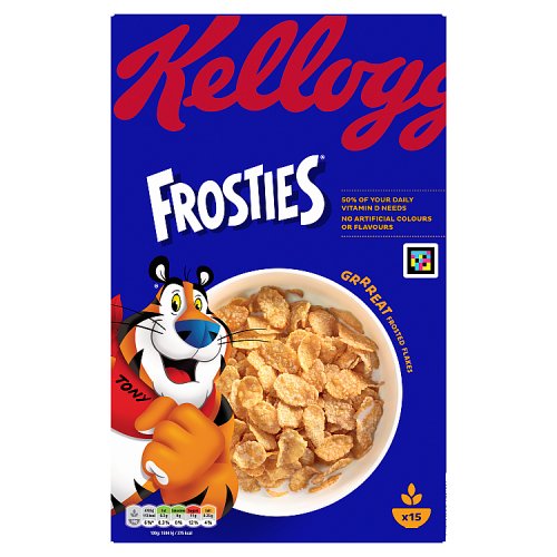 Kelloggs Frosties Original 470g pack shot