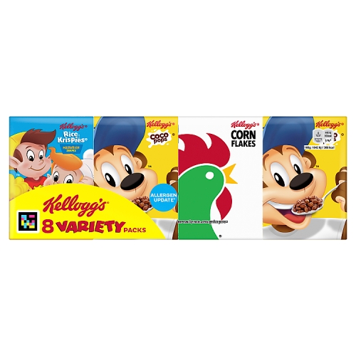 Kelloggs Variety Pack 8pk 196g pack shot