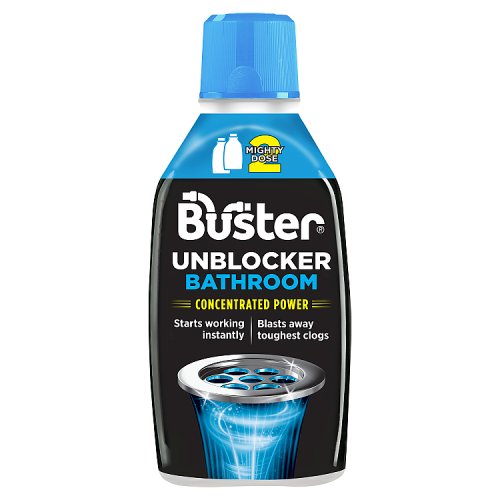 Buster Bathroom Unblocker 2-Dose 600ml pack shot