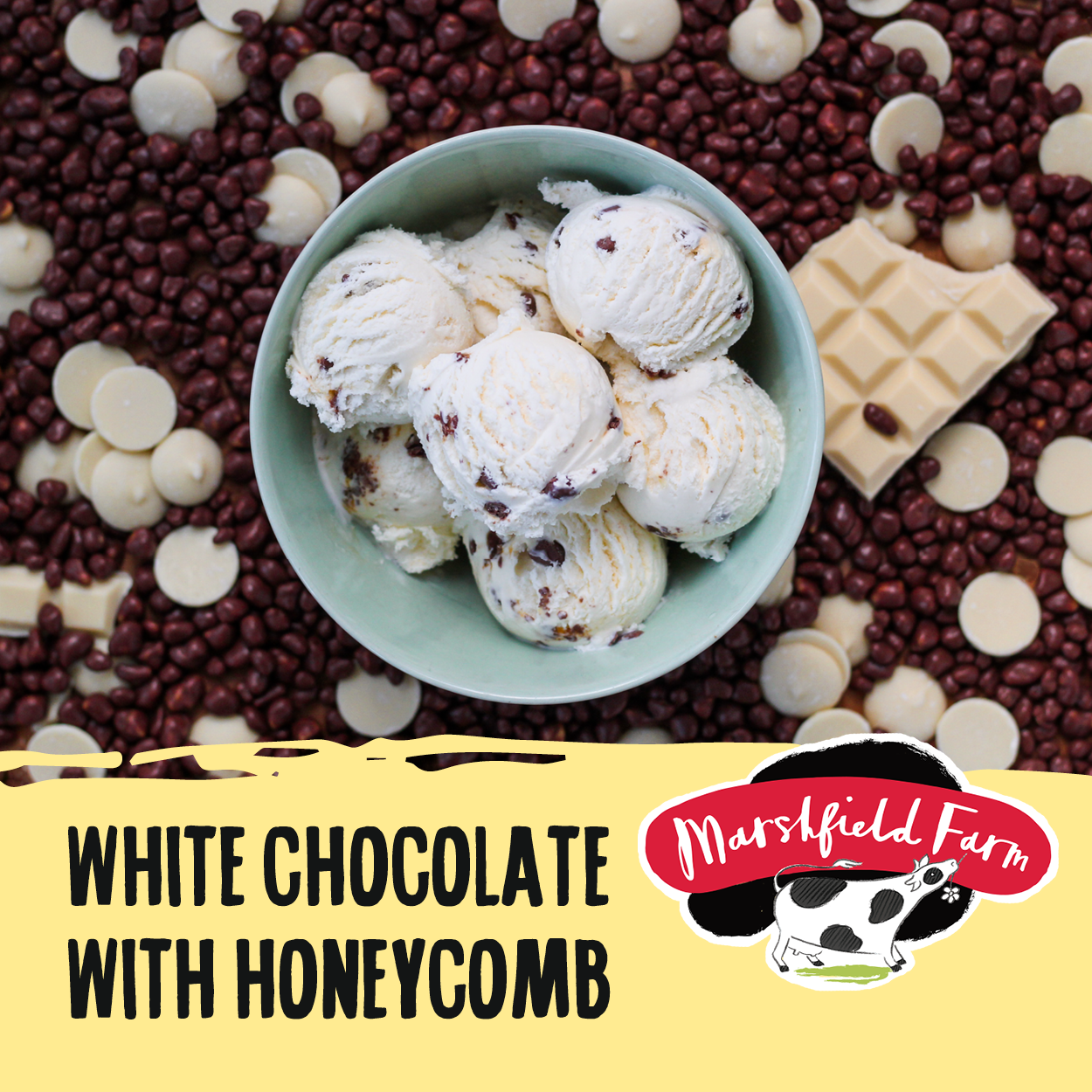Marshfield White Chocolate & Honeycomb 4.5Ltr pack shot
