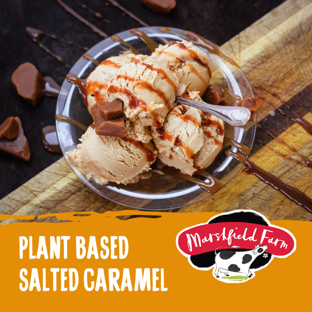 Marshfield Plant Based Vegan Salted Caramel 2.4Ltr pack shot