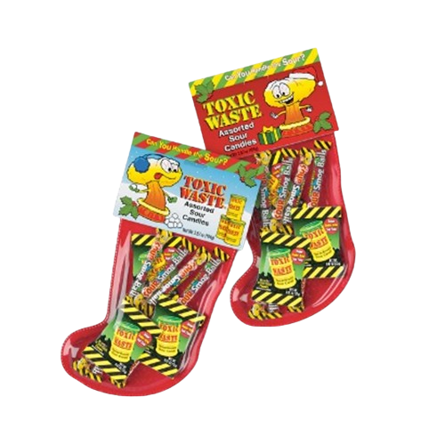 Toxic Waste Christmas Candy Stocking 70g pack shot