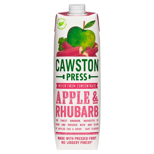 Cawston Press Apple & Rhubarb 1Ltr pack shot