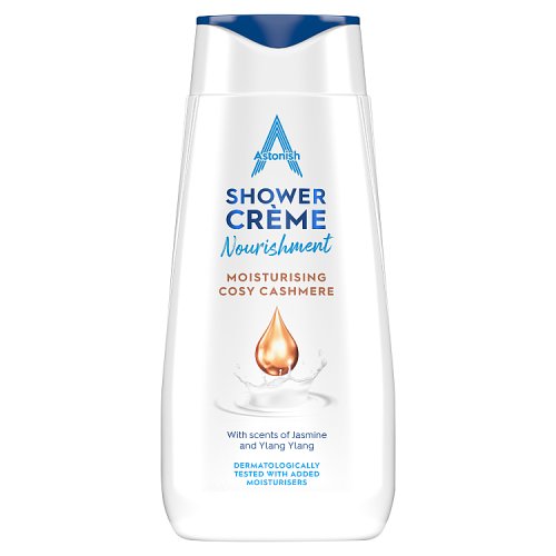 Astonish Shower Crème Cashmere 400ml pack shot