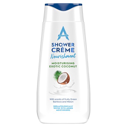 Astonish Shower Crème Coconut 400ml pack shot