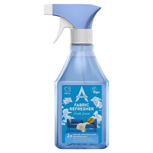Astonish Fabric Refreshener Fresh Linen 550ml pack shot