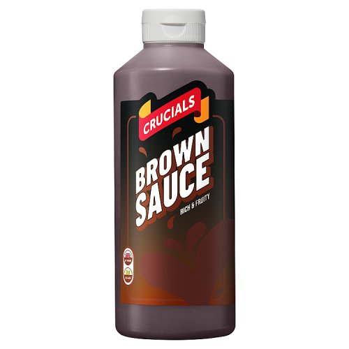 Crucials Brown Sauce 500ml pack shot