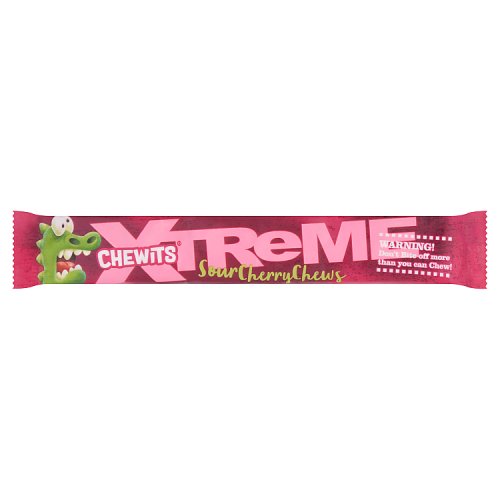 Chewits Xtreme Sour Cherry 34g pack shot