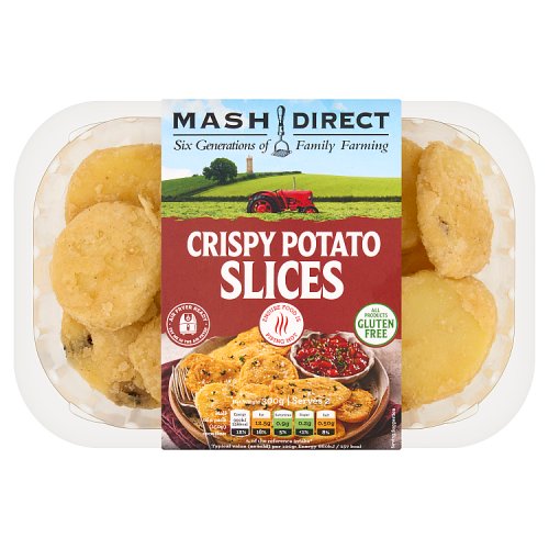 MASH DIRECT CRISPY POTATO SLICES pack shot
