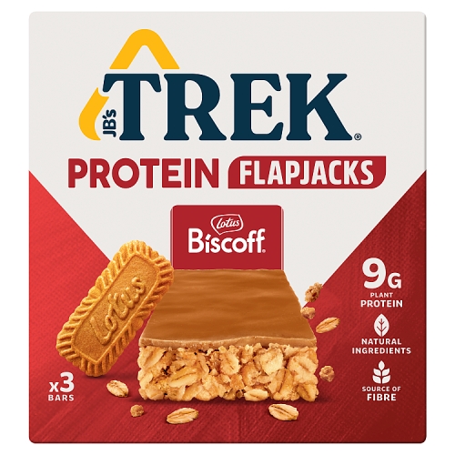 Trek Biscoff Flapjack 3pk (3 x 50g) pack shot