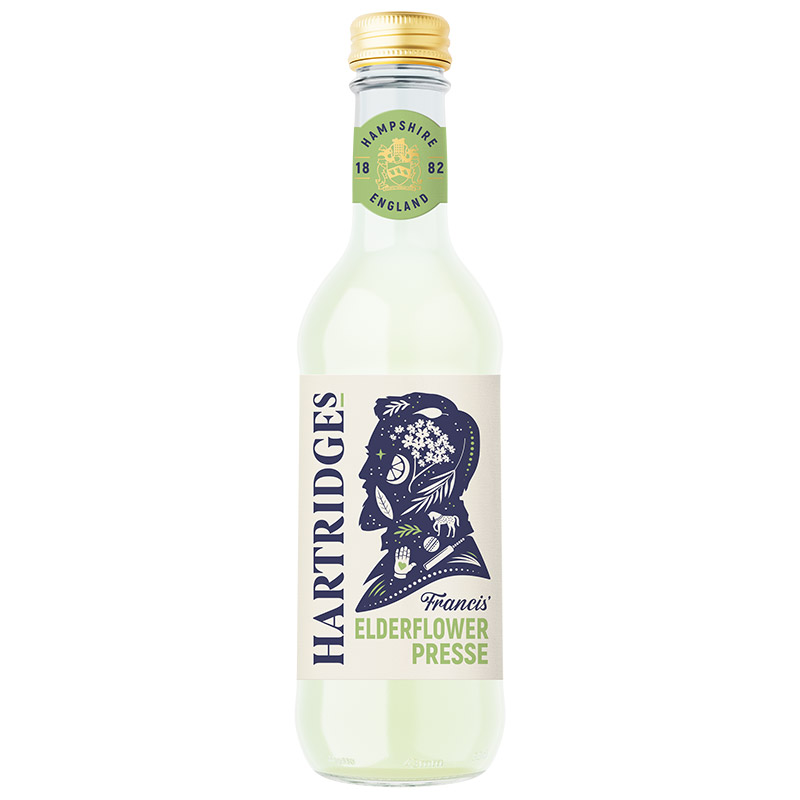 Hartridges Sparkling Elderflower 330ml pack shot