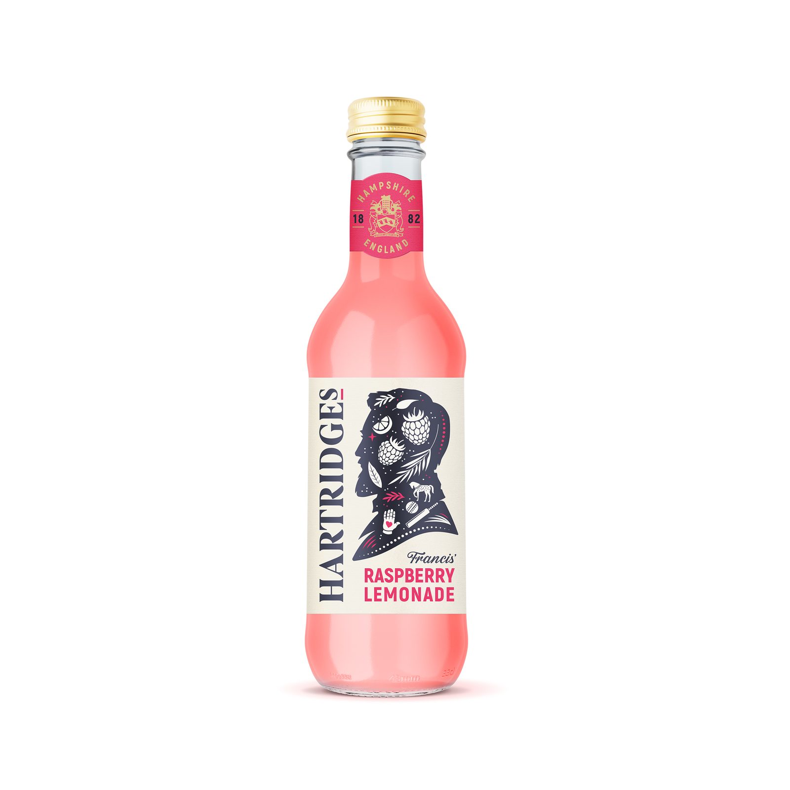 Hartridges Raspberry Lemonade 330ml pack shot