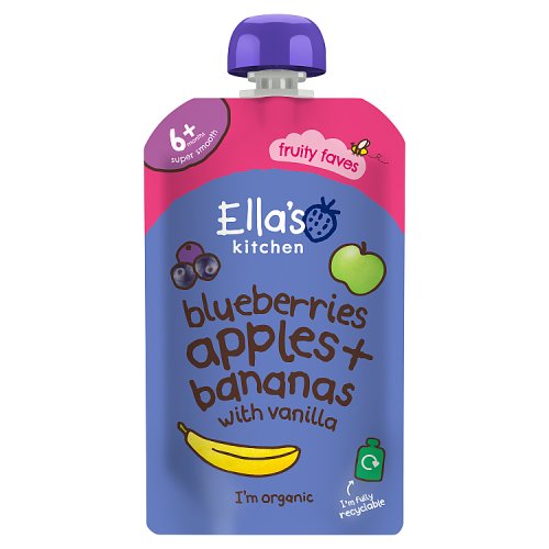 Ellas Kitchen Blue App Banana Vanilla 120g pack shot