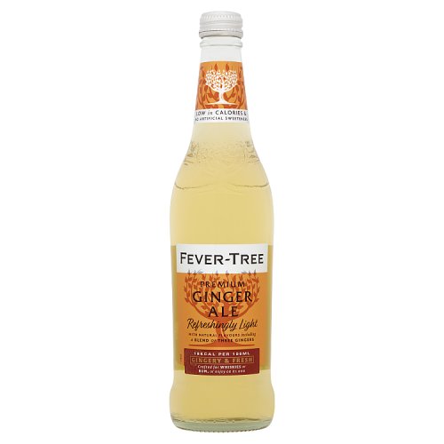 Fever Tree Refreshingly Light Ginger Ale 500ml pack shot