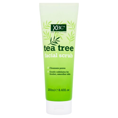Xbc Cleansing Facial Scrub Tea Tree 250ml pack shot