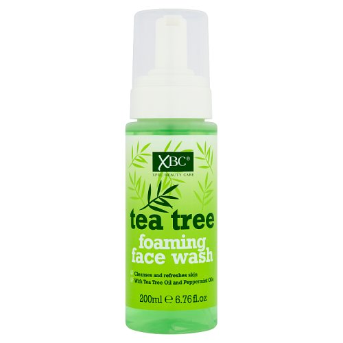 Xbc Foaming Face Wash Tea Tree 200ml pack shot