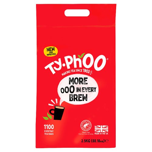 Typhoo Tea Bags 1100's pack shot