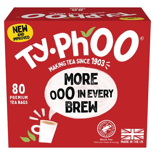 Typhoo Teabags 232g pack shot
