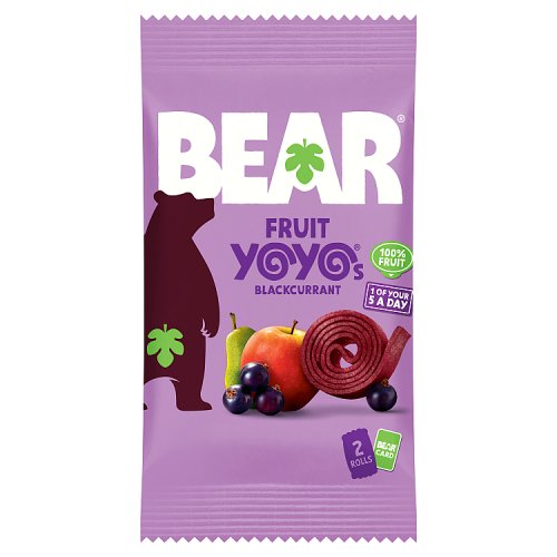 Bear Yoyos Blackcurrant 20g pack shot