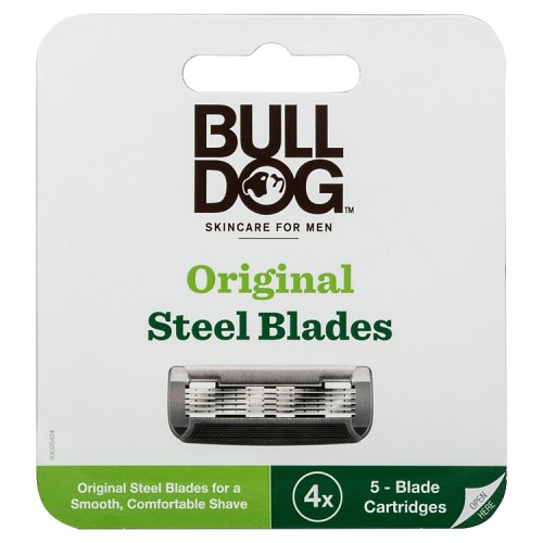 Bulldog Original Razor Blades 4's pack shot